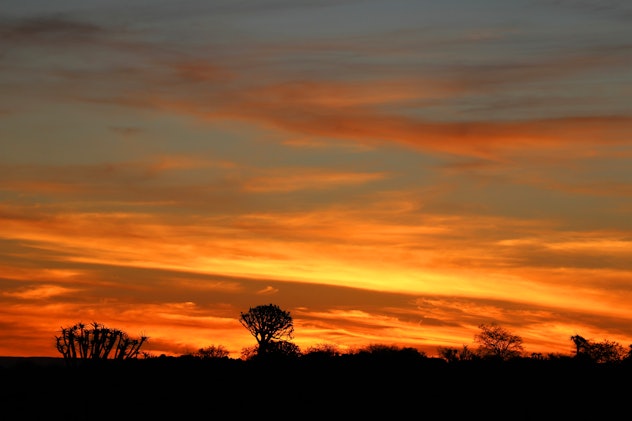 sunset in Namibia - Namibia Africa 