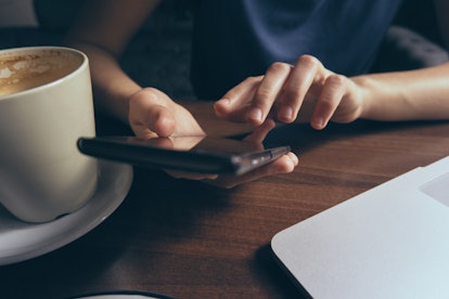 Woman with phone                               