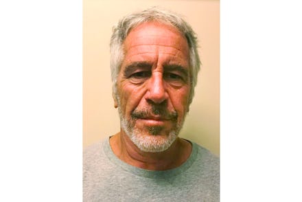 This March 28, 2017 image provided by the New York State Sex Offender Registry shows Jeffrey Epstein...