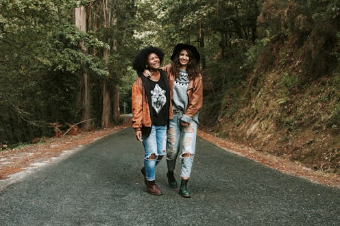 friends in the forest outdoor