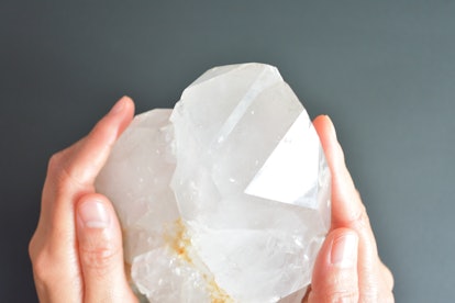Beautiful crystal.
Transparent crystal.
Big crystal.