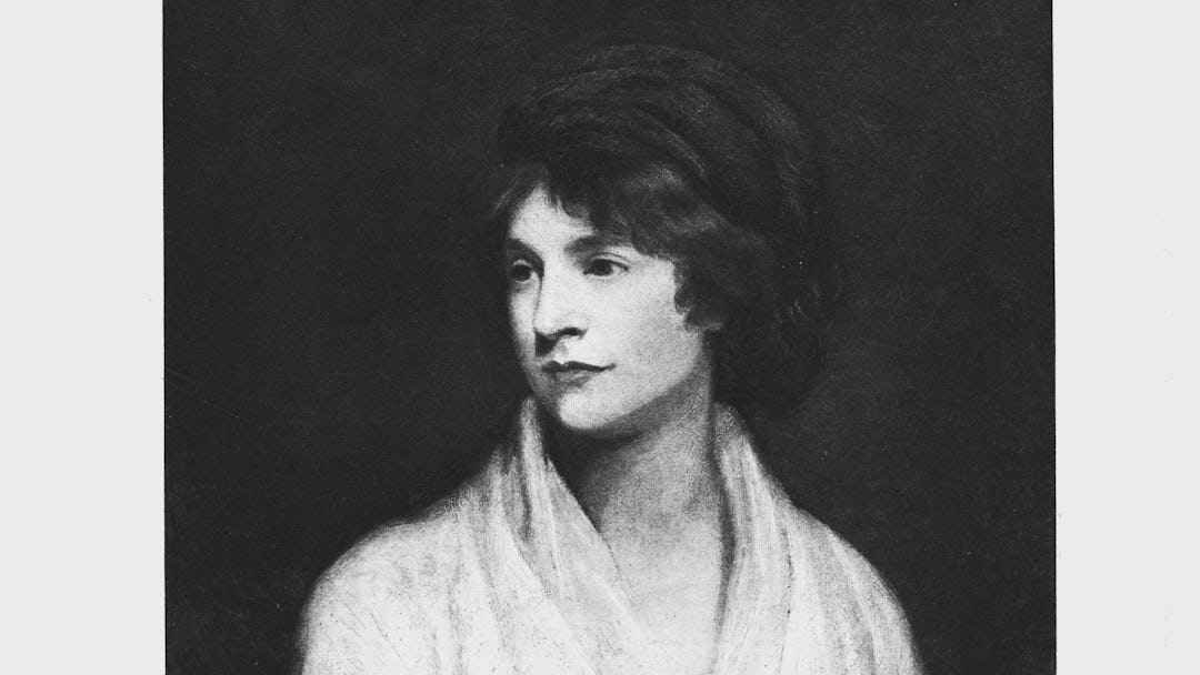 Mary Wollstonecraft (1759-1797) Anglo-Irish writer and feminist. Wife of William Godwin. Mother of M...