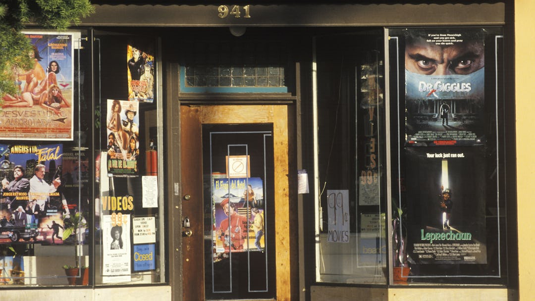 A small - town video store, Lompoc, CA.
