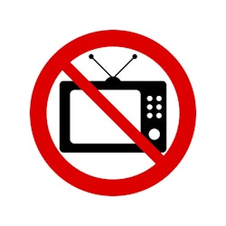No tv sign