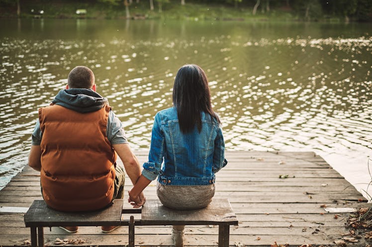 Couple in a pier