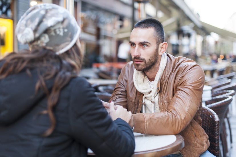 Women breaking up with man