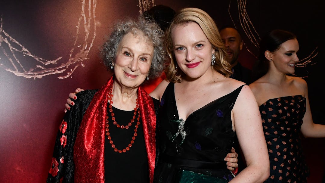 Margaret Atwood and Elisabeth Moss