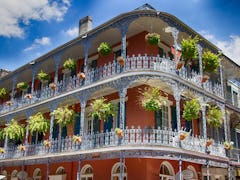 Old New Orleans Building with Balconies