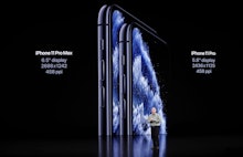 Apple Senior VP of Worldwide Marketing Phil Schiller speaks about the iPhone 11 Pro during the Apple...
