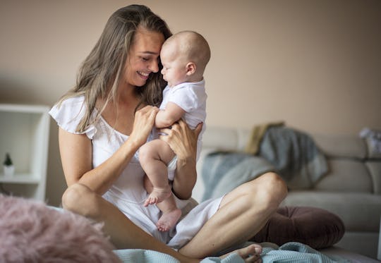 I'll hold onto these moments forever. Mother and her baby boy at home.