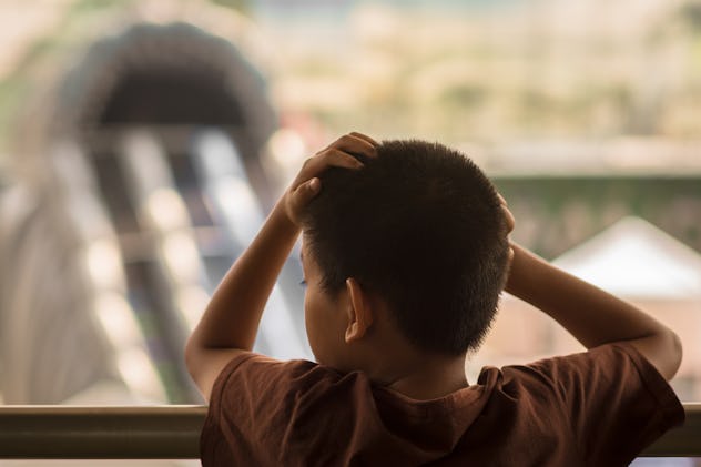 Children is thinking.