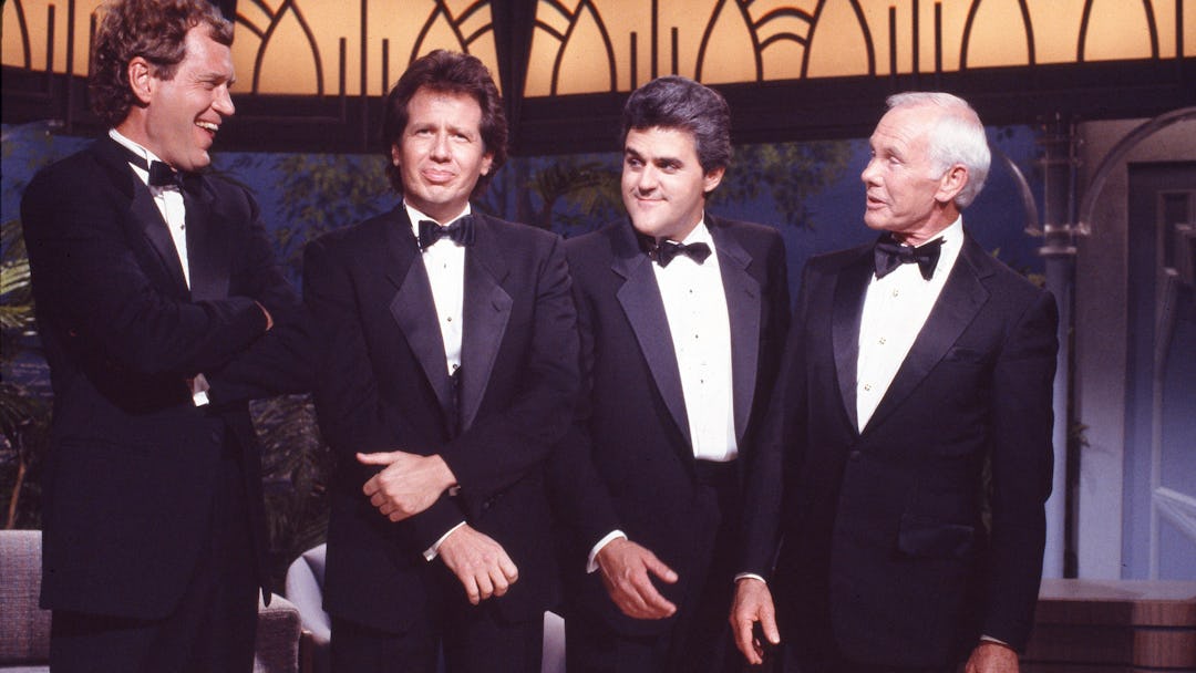 David Letterman, Garry Shandling, Jay Leno, Johnny Carson