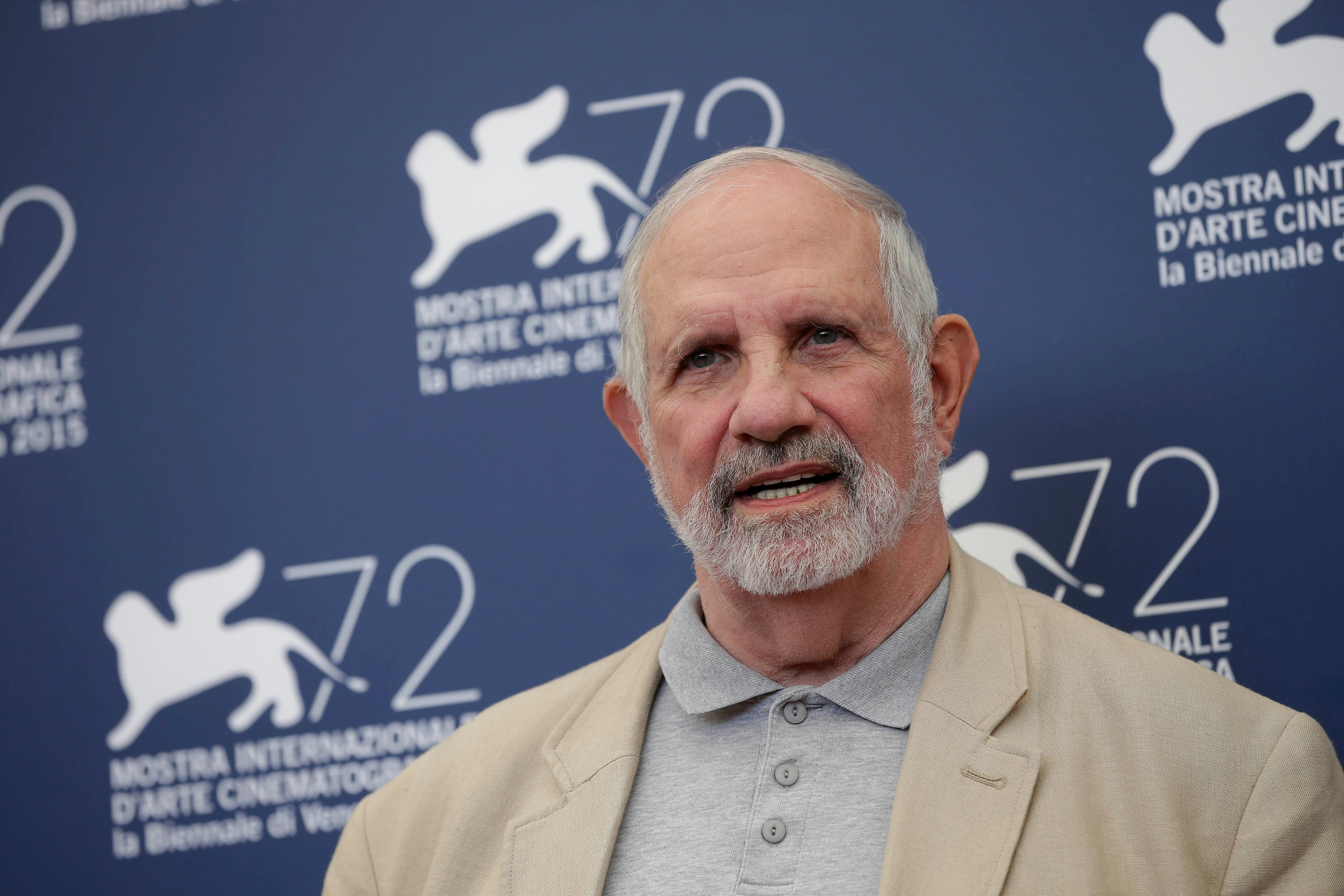 Brian De Palma Director Brian De Palma poses at the photo call for the film De Palma and for the Glo...