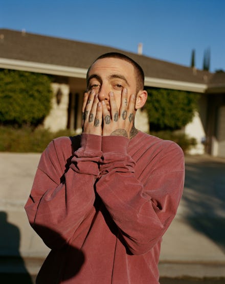 Mac Miller at his home in Los Angeles
