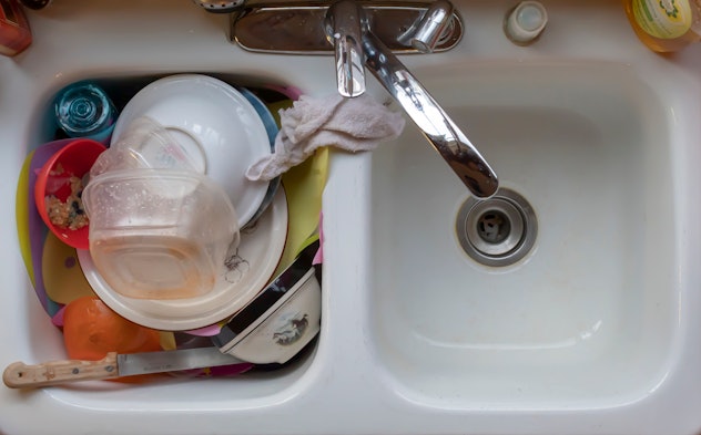 Dirty Dishes in Sink