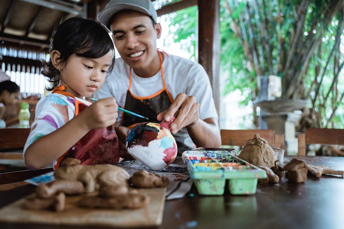 Painting pottery is a great way to gift your child an experience.