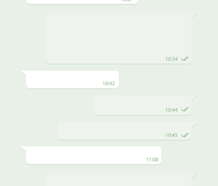 Social network chatting window.