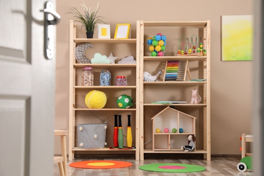 Finding a dedicated space for all of your kids' toys can make a room bright and organized.