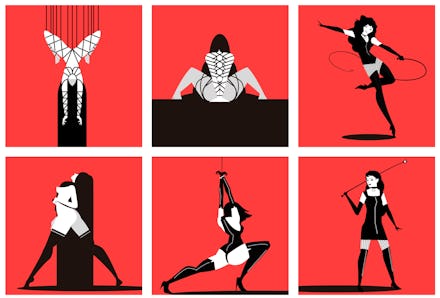 minimalist bdsm shibari bondage fetish females