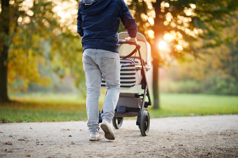 Dads can really help by taking baby for a walk while mom gets a rest from all the feeding.