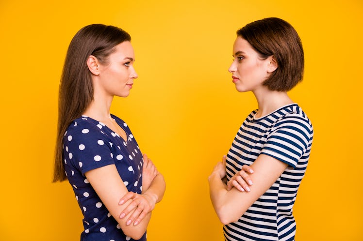 The Myers-Briggs personality types who avoid confrontation in relationships tend to be Introverted.