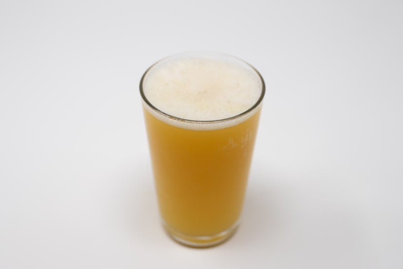 Beer and Orange Juice Beermosas make for a prefect tailgating drink.