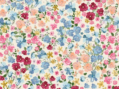 Blooming midsummer meadow seamless pattern. Plant background for fashion, wallpapers, print. A lot o...