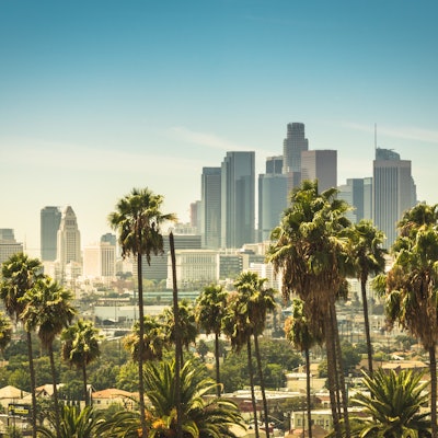 Aerial view of Downtown Los Angeles