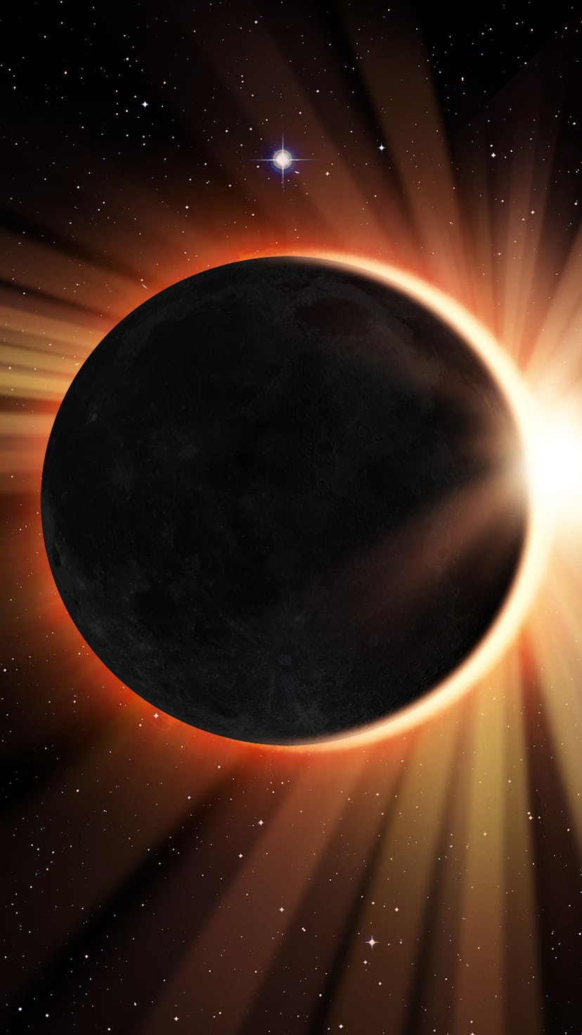 The June 2021 new moon eclipse forms a rare "ring of fire" in the sky.