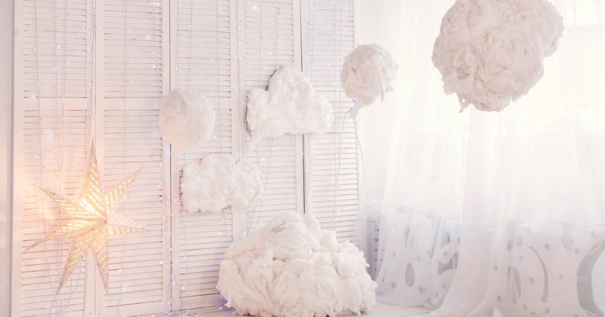 How To Make The Cloud Wall From Tiktok For The Room Of Your Dreams cloud wall from tiktok for the room