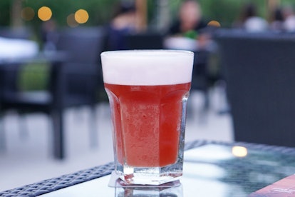 Try a Hibiscus Beer Shandy instead of champagne on New Year's.