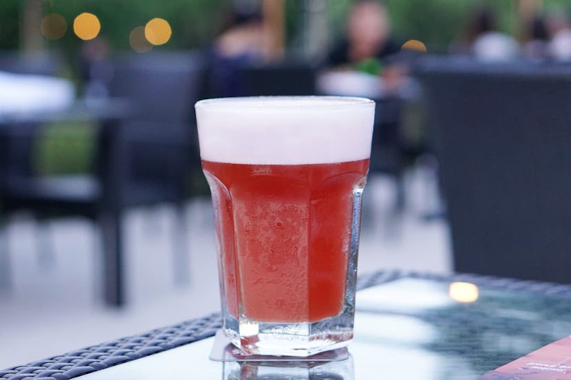 Try a Hibiscus Beer Shandy instead of champagne on New Year's.