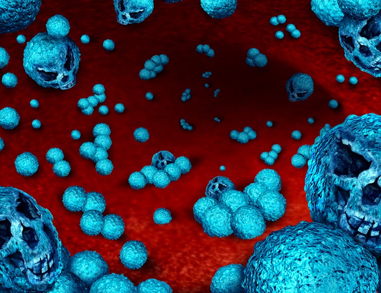 Resistant bacteria and superbug organism or MRSA medical healthcare concept and antimicrobial or ant...