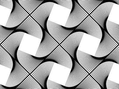 Design seamless monochrome decorative pattern. Abstract lines textured background. Vector art. No gr...