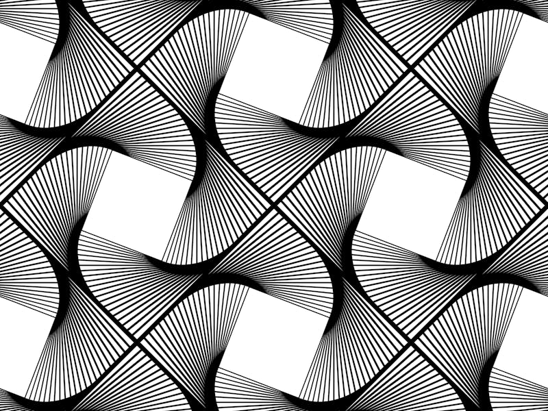 Design seamless monochrome decorative pattern. Abstract lines textured background. Vector art. No gr...