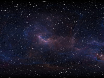 Space background with nebula and stars. Environment 360 HDRI map. Equirectangular projection, spheri...