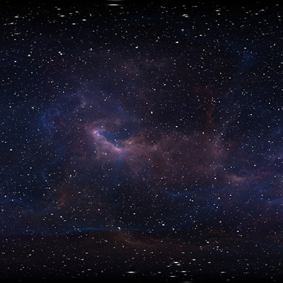 Space background with nebula and stars. Environment 360 HDRI map. Equirectangular projection, spheri...