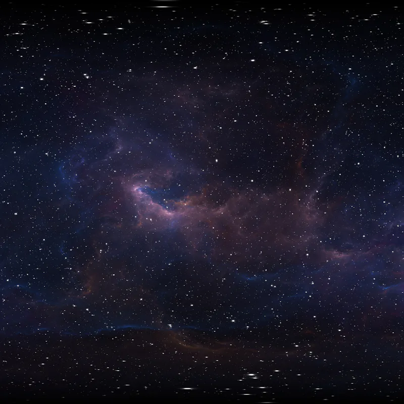 Space background with nebula and stars. Environment 360 HDRI map. Equirectangular projection, spheri...