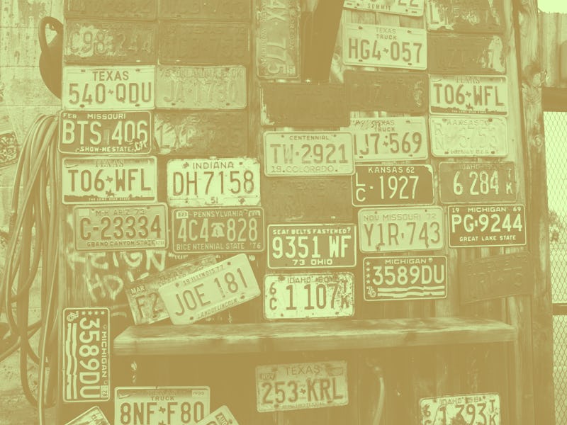License plates from all over the country