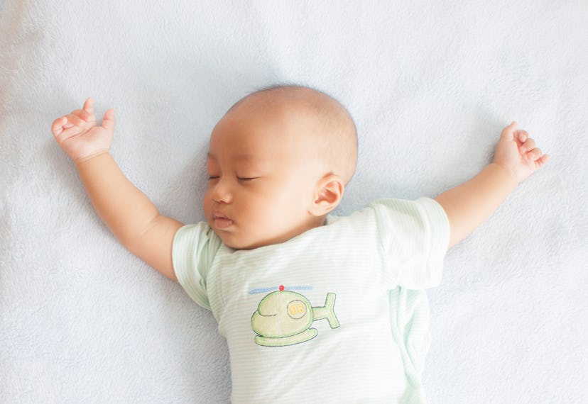 Experts say it's more likely that your baby will have a harder time sleeping during teething periods...
