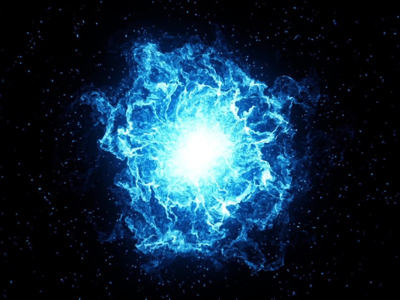 Big bang, big explosion in the space.