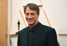 Tony Hawk arrives at the Oscars, at the Dolby Theatre in Los Angeles