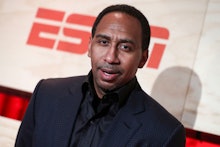 Stephen A. Smith attends ESPN: The Party 2017 held, in Houston, Texas