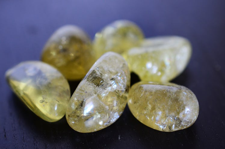 Happiness beautiful Citrine, Non-heat treated. Premium Quality healing crystal tumbled Citrine. Natu...