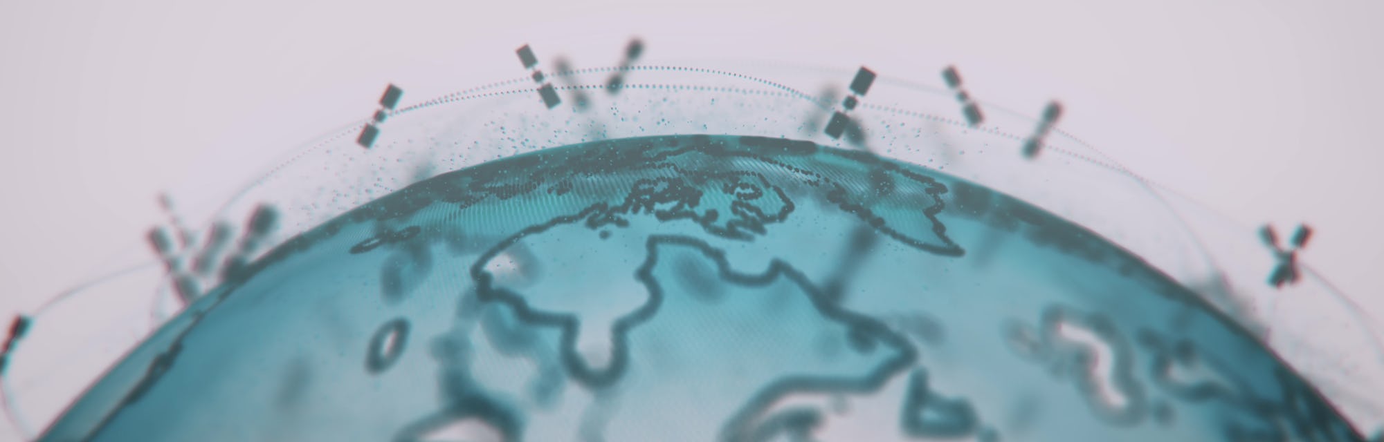 Global network network connection the world abstract 3D rendering satellites starlink. satellites cr...