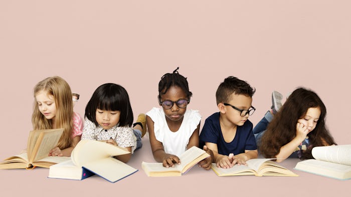 A group of kids reading is a group of kids exploring and imagining and learning.