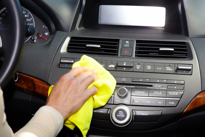 Don't forget to clean all the buttons in your car that you touch — coronavirus can live there too. 