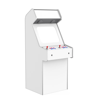Arcade Game Machine Isolated. 3D rendering