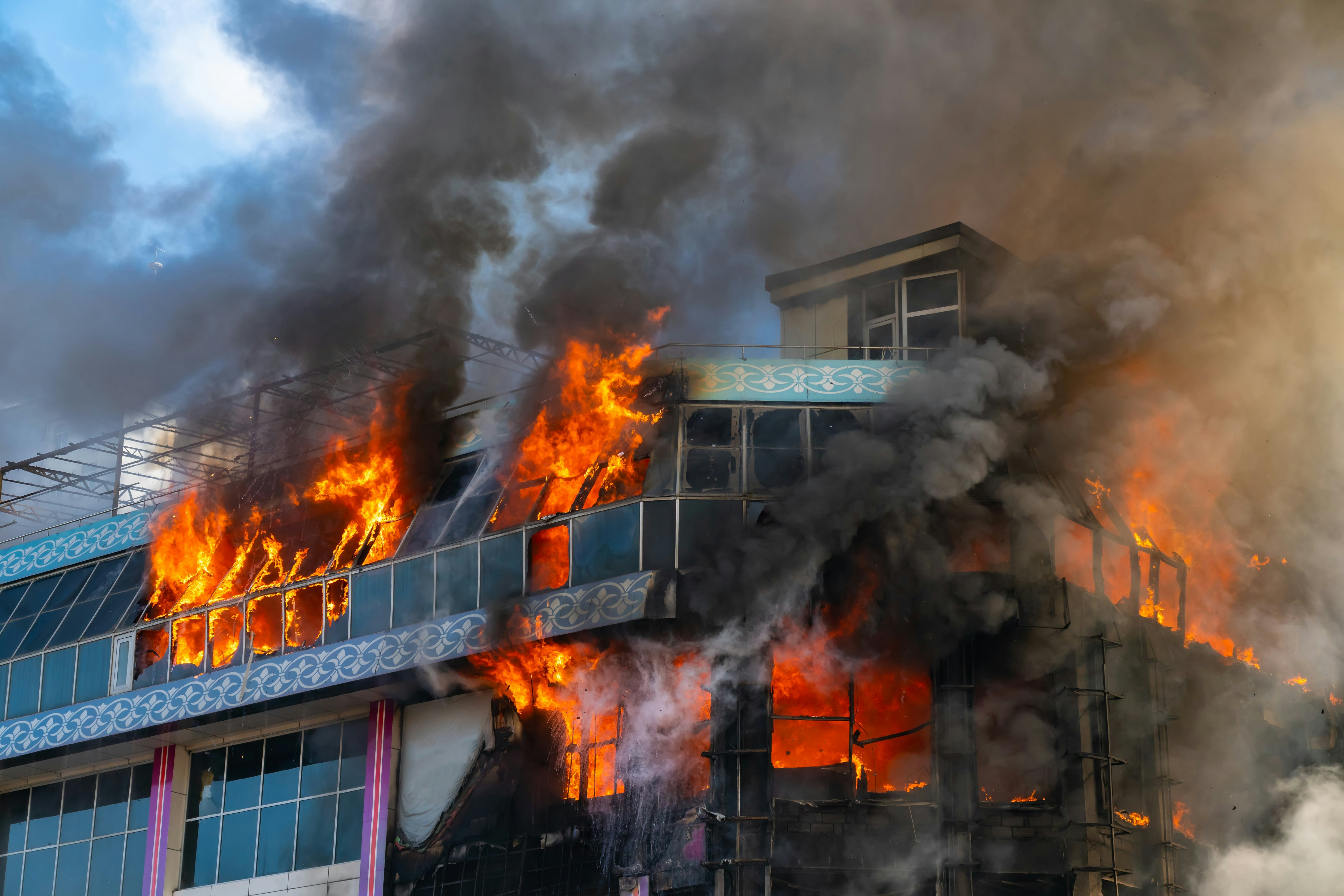 Researchers burned down a fake office to see what they…