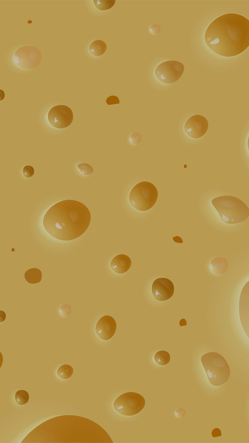 Vector realistic cheese background. Texture of cheese